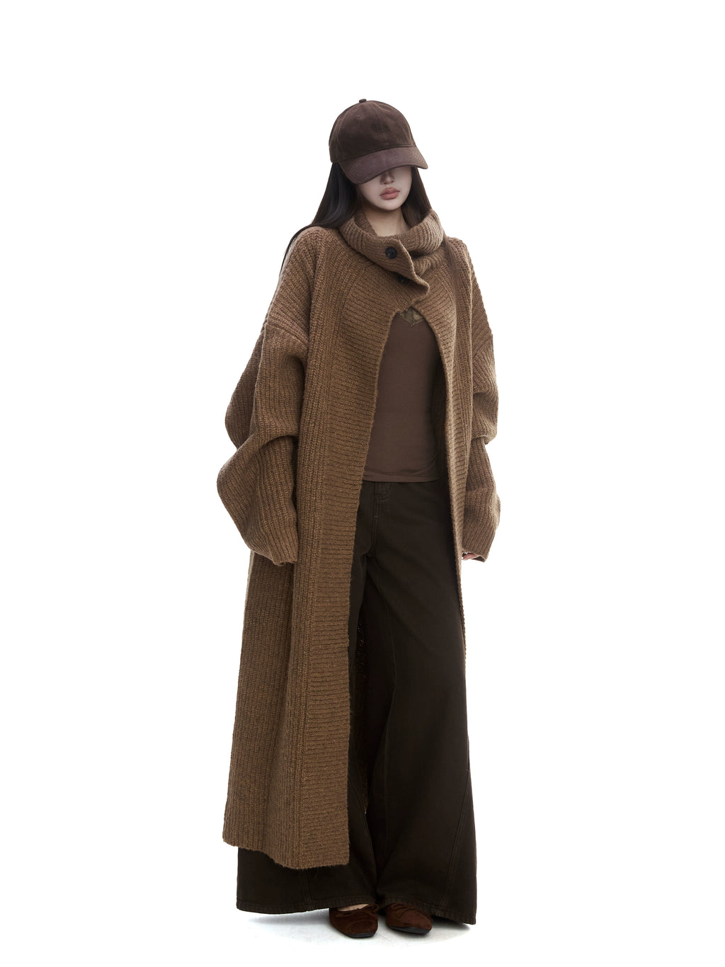 WITHMIN Loose and Thin Knitted Cardigan Jacket
