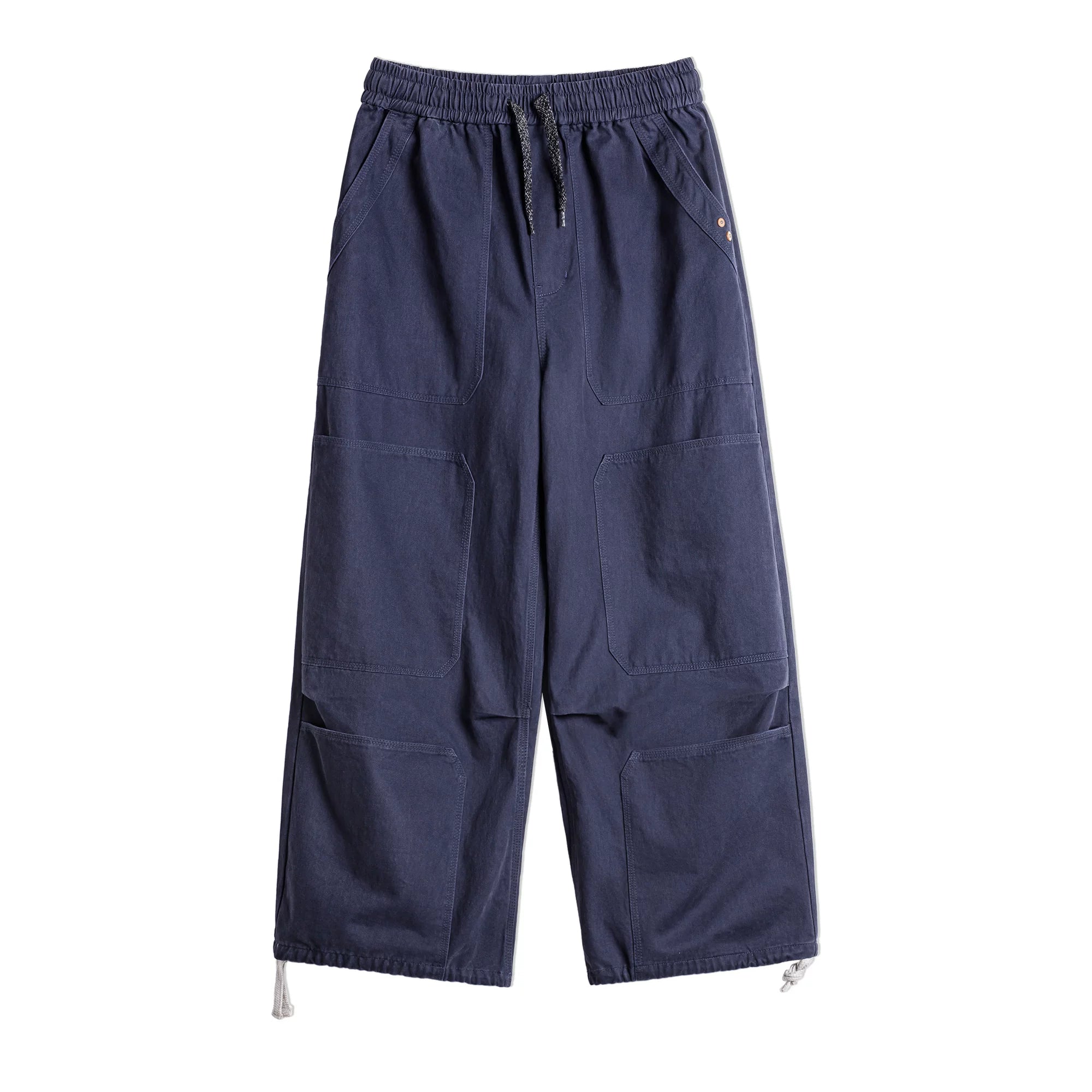 Madden Vintage Multi-Pocket Cotton Wide Leg Logging Pants