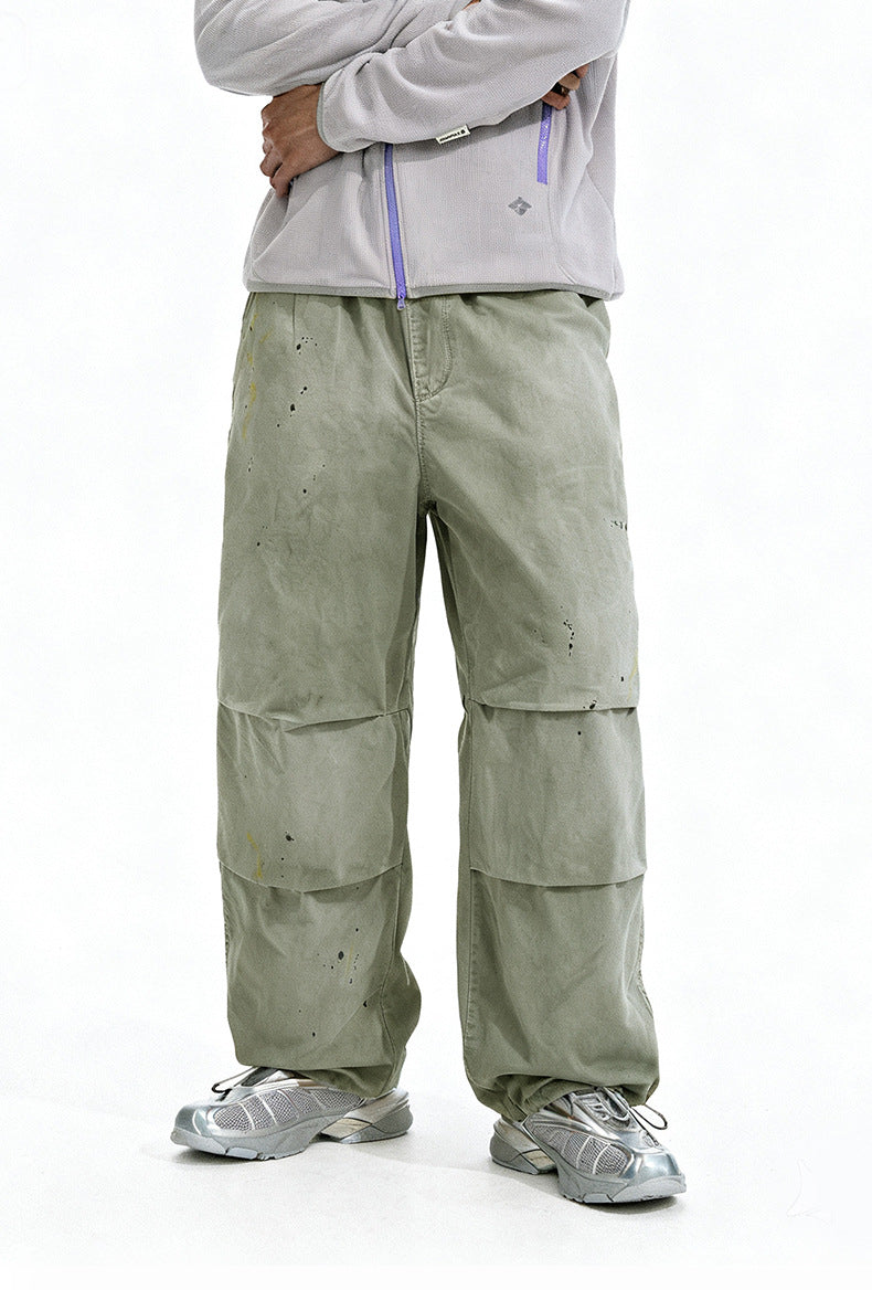 Inflation Splashing Loose Leggings Casual Pants