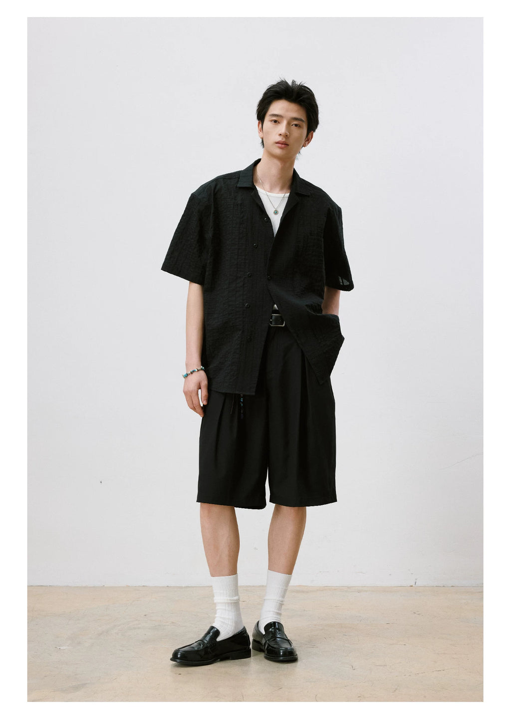 LR MADE 26SS 180G Cool-Touch Pleated Shorts