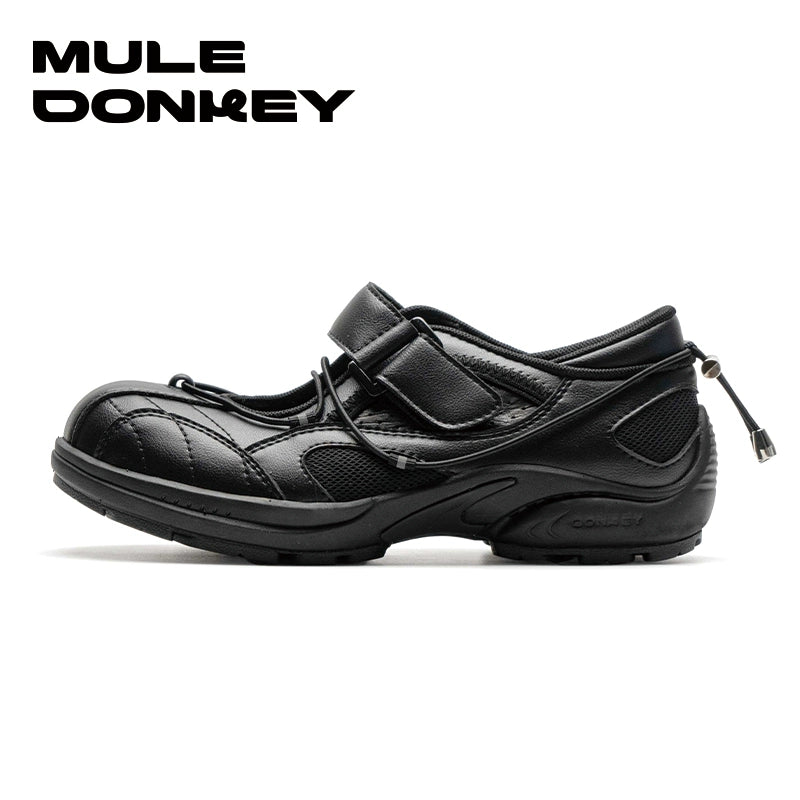 Donkey Hollow Velcro Versatile Shoes