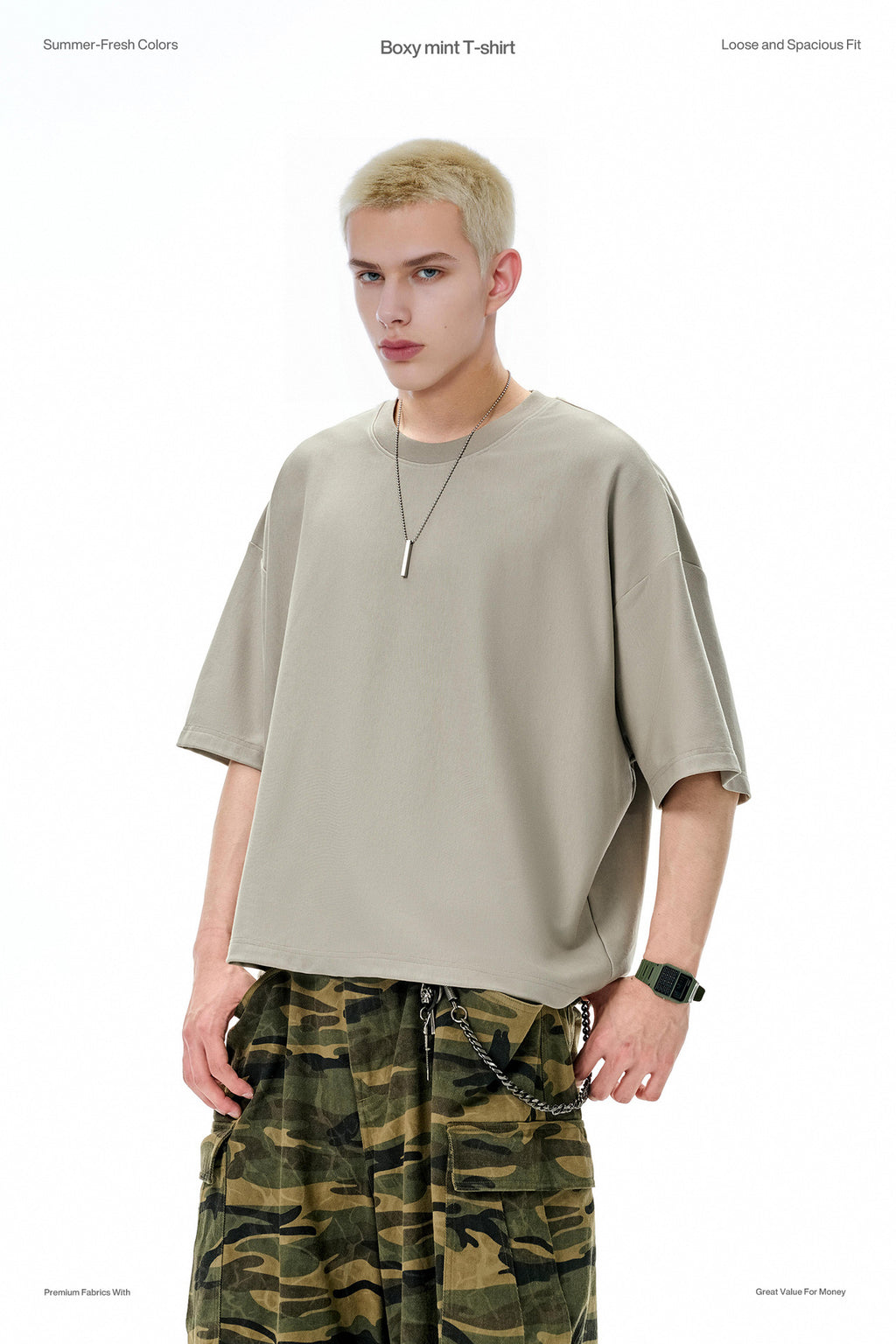 INF Boxy Mint Tee