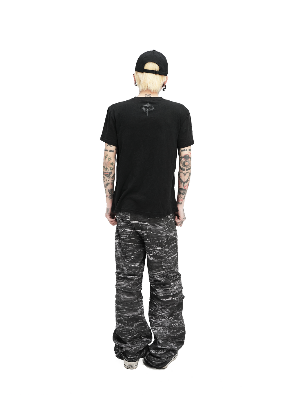 DETW Cotton Cool Slightly Transparent Slim Shoulder Tee