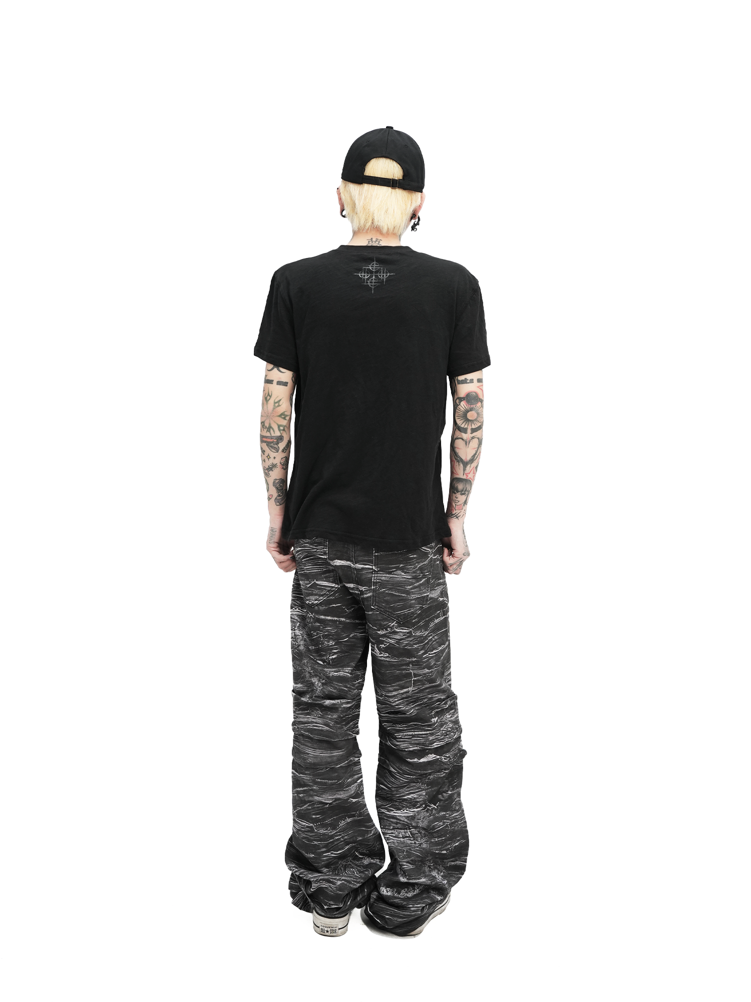 DETW Cotton Cool Slightly Transparent Slim Shoulder Tee