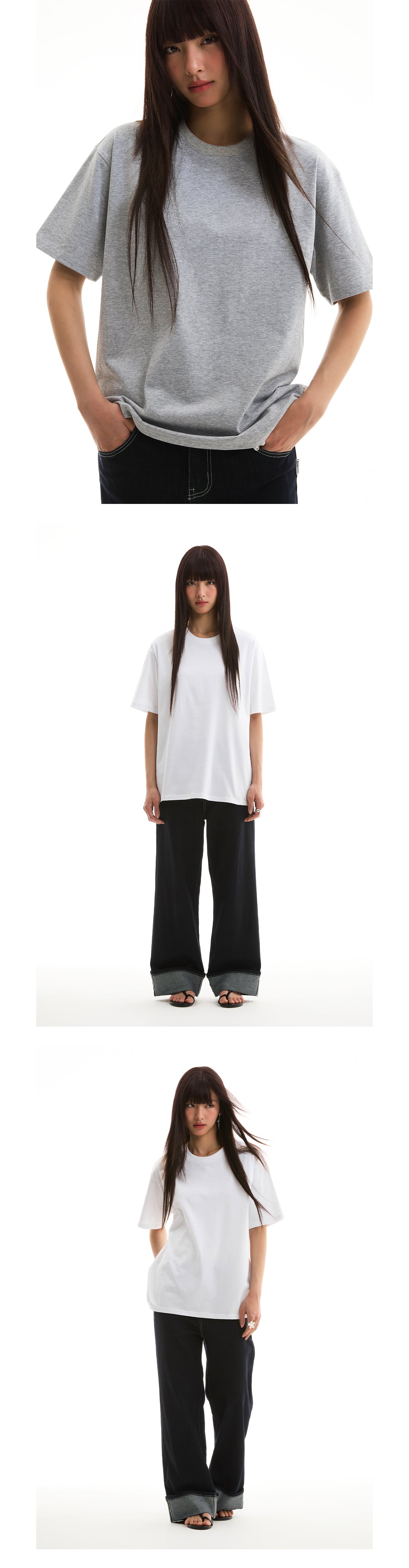 FUNKYFUN 2025SS five-color pure cotton 230g loose Tee