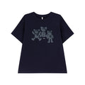 KANO Bear Print Breathable Oversized Tee