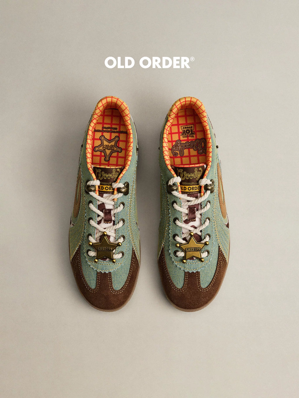 OLD ORDER Denim Blue Retro Training Sneaker