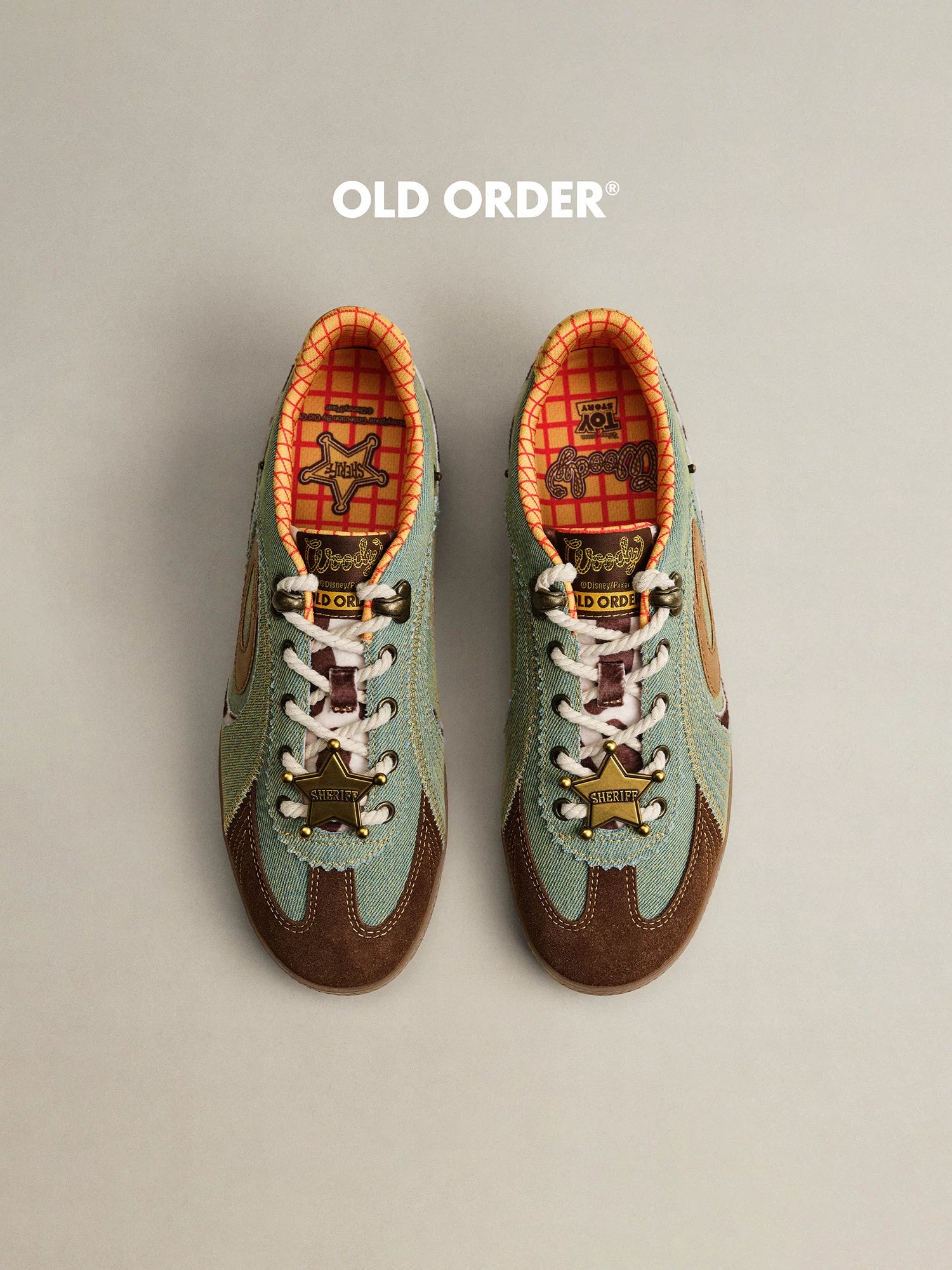 OLD ORDER Denim Blue Retro Training Sneaker