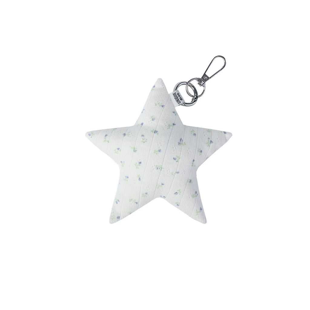 Unique blue Star Plush Phone Charm Keychain Pendant