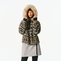 ATRY Vintage Premium Fair Island Hooded Fur Collar Jacket