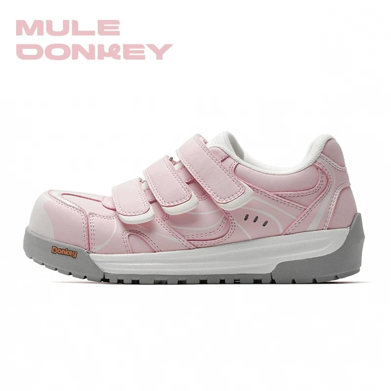 Donkey Sweet Cute Big Head Shoes Velcro Casual Shoes