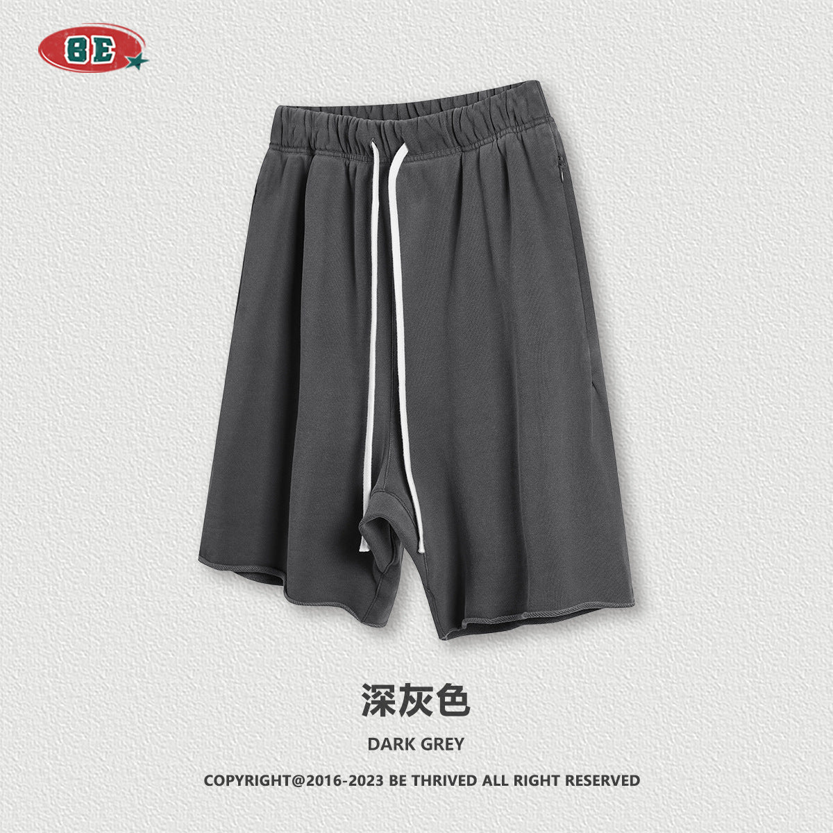 BE THRIVED American Retro 400g Breathable Loose Shorts
