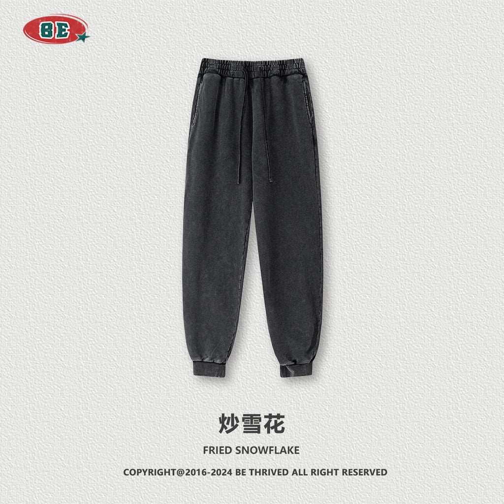 BE THRIVED 420G Washed Oversized Hoodie & Joggers Set