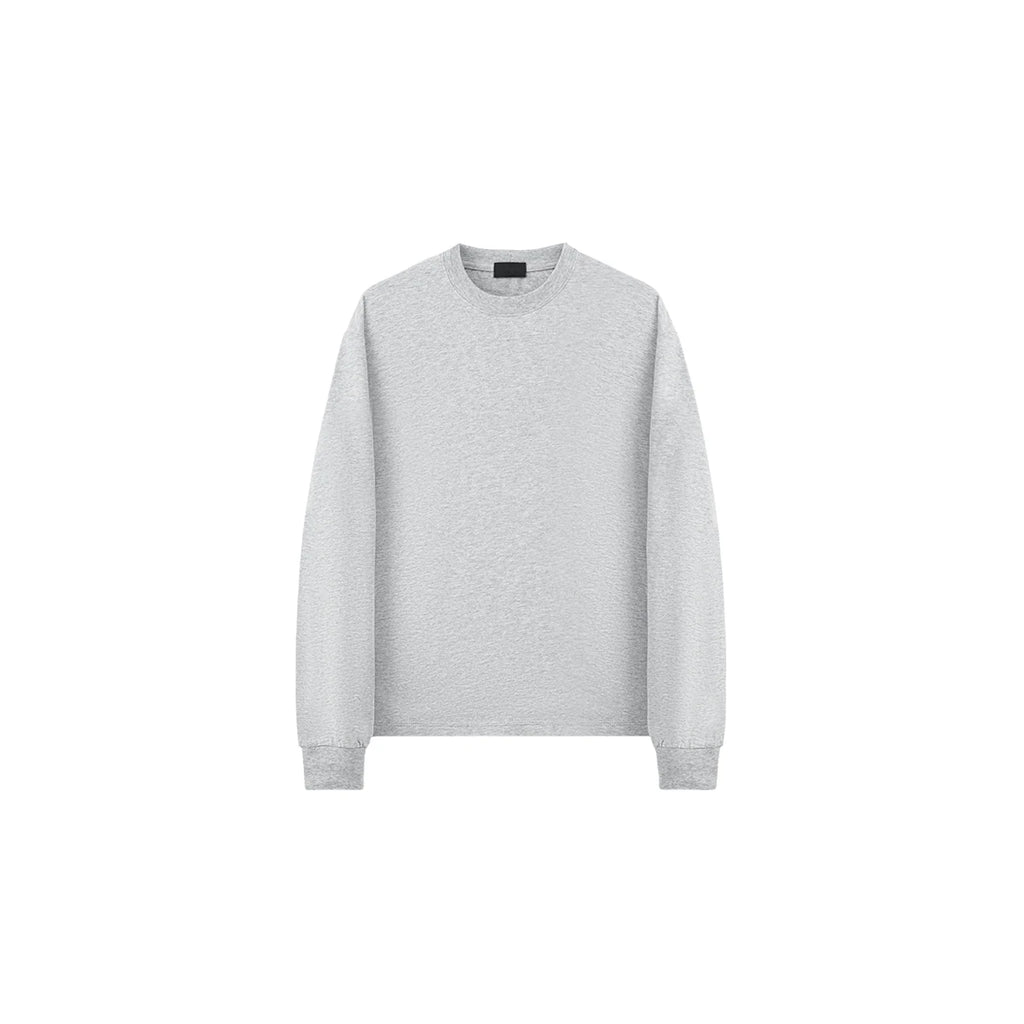 PLUS NO LOGO Brushed Cotton Cropped Long-Sleeve Tee