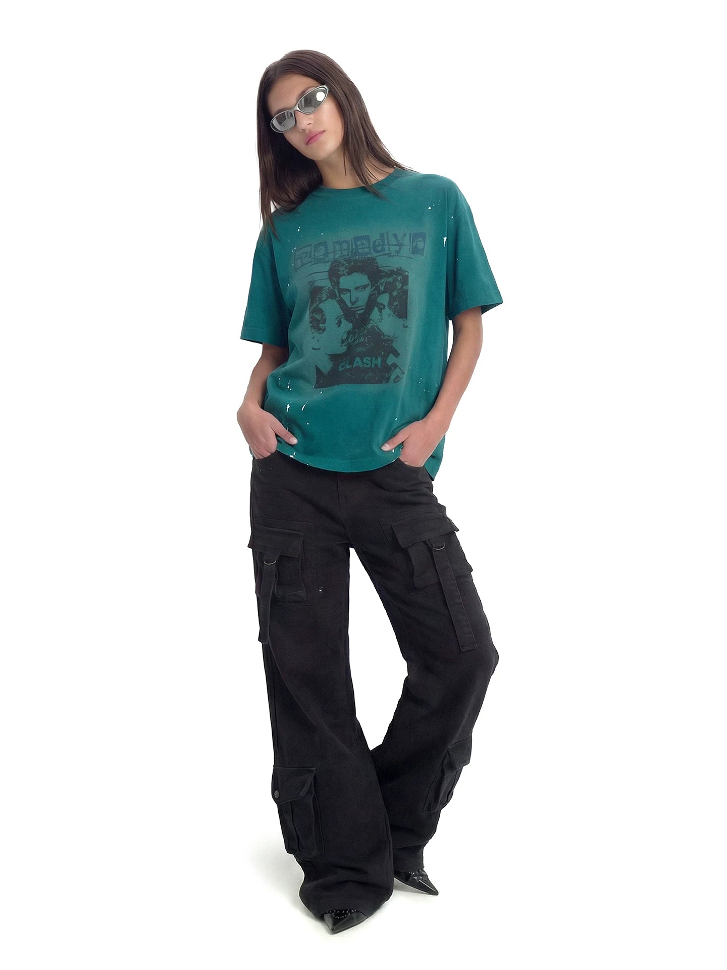 Remedy Boxy Fit Washed Graphic Tee