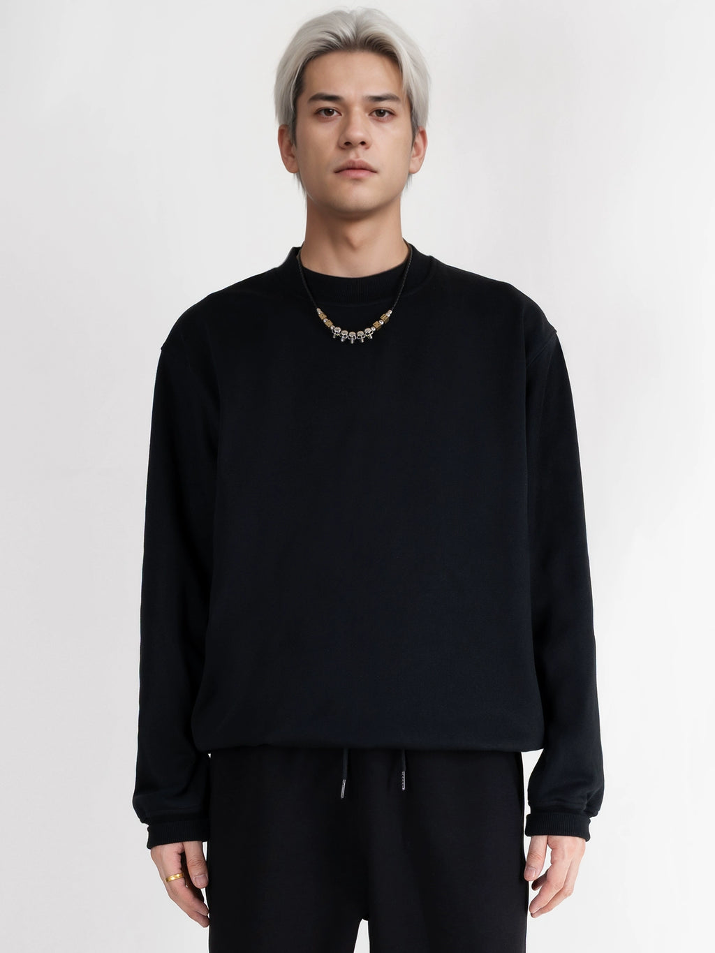 PERDU Crew Neck Pullover Casual Sweater