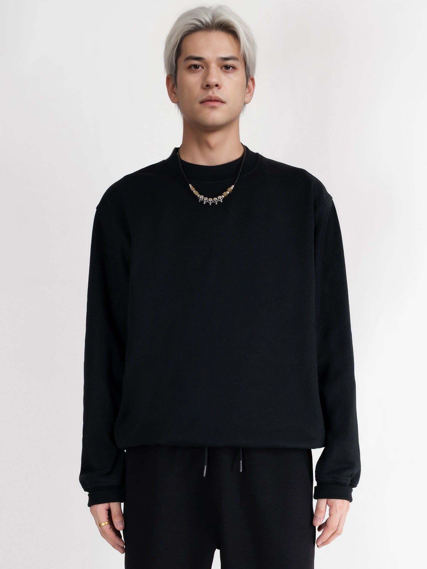 PERDU Crew Neck Pullover Casual Sweater