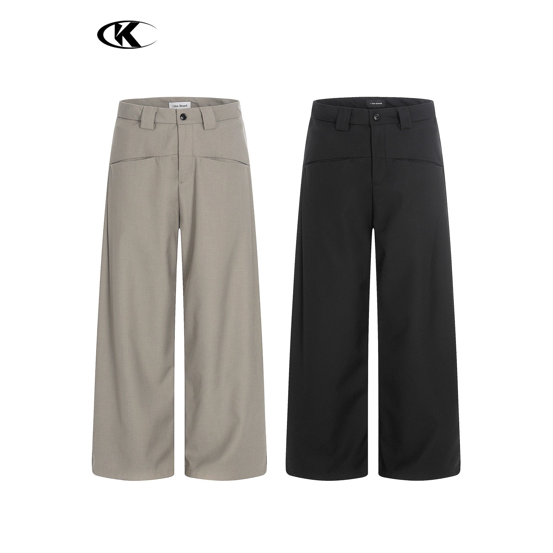 11KN Minimalist Straight-Leg Wrinkle-Resistant Trousers