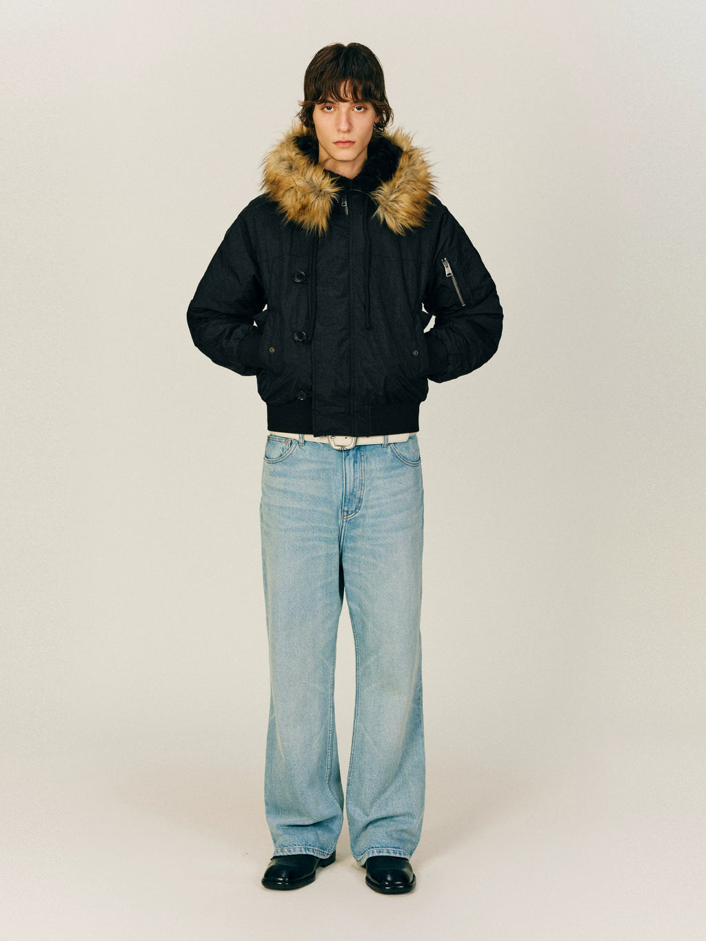 NONRADICAL (NR) Vintage Parker Hooded (Three Wearing Forms) Padded Jacket Jacket Men
