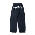 Face the mirror Reversible Japanese Embroidery Loose Wide-Leg Sweatpants