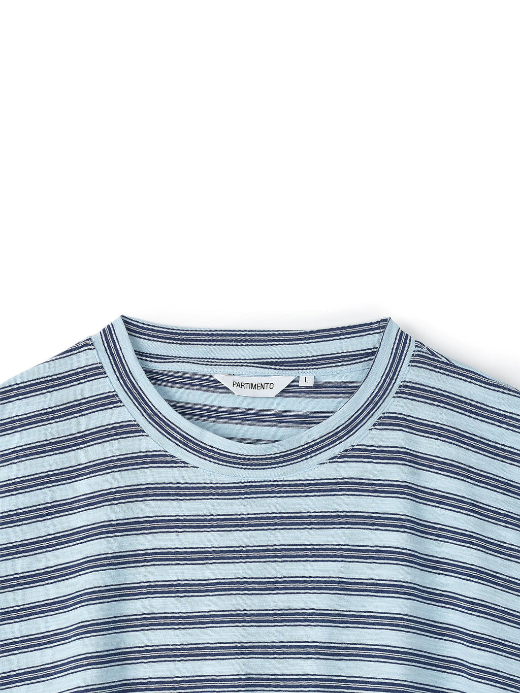 PARTIMENTO Striped 180g Breathable Loose-Fit Tee
