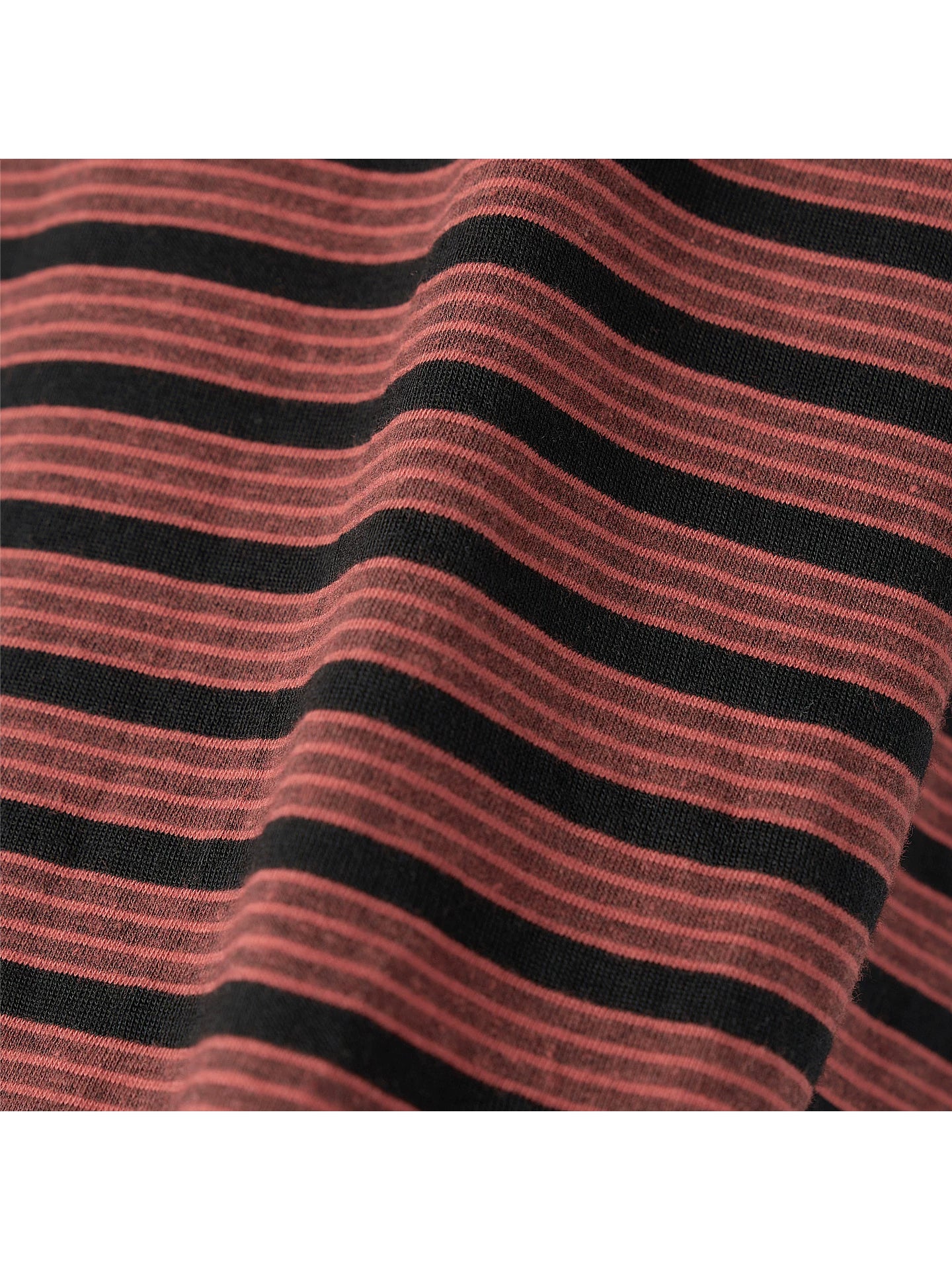 PARTIMENTO Retro Contrast Stripe 180g Breathable Relaxed Tee