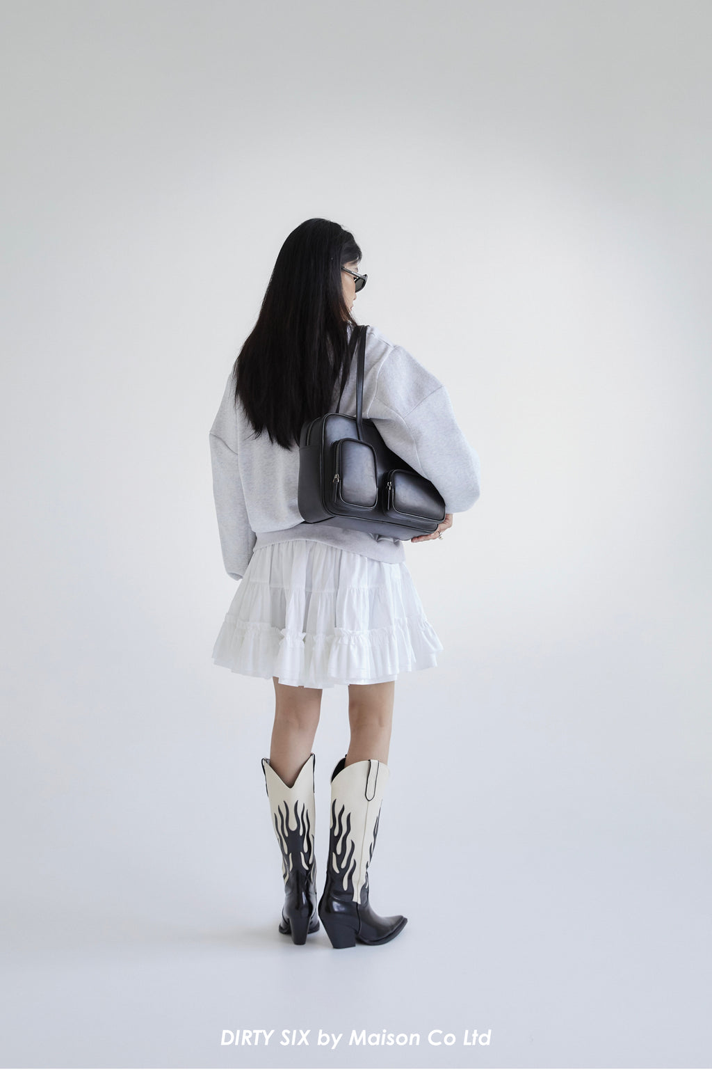DirtySix Pierre Cow Split Leather Toast Bag