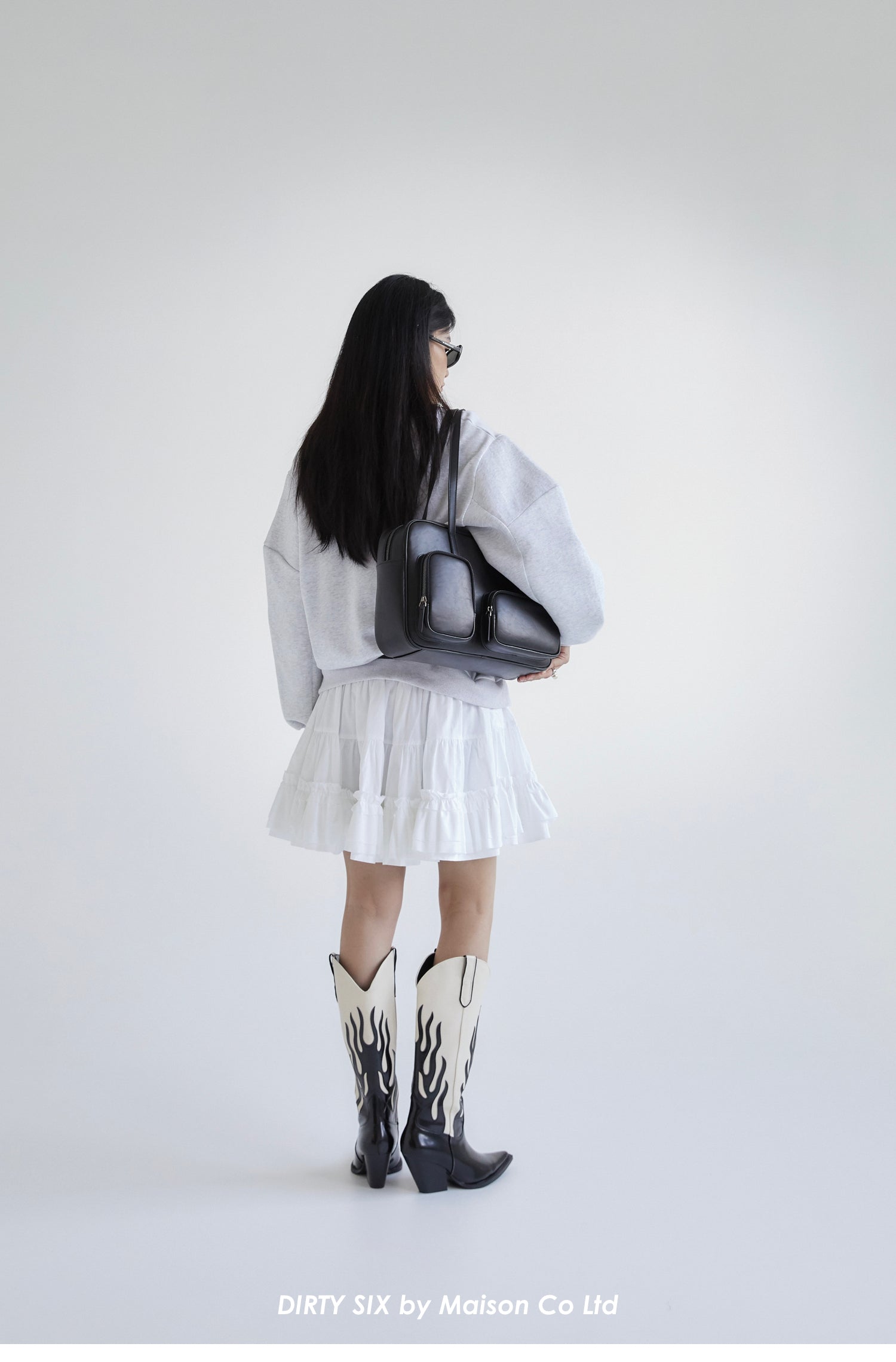 DirtySix Pierre Cow Split Leather Toast Bag