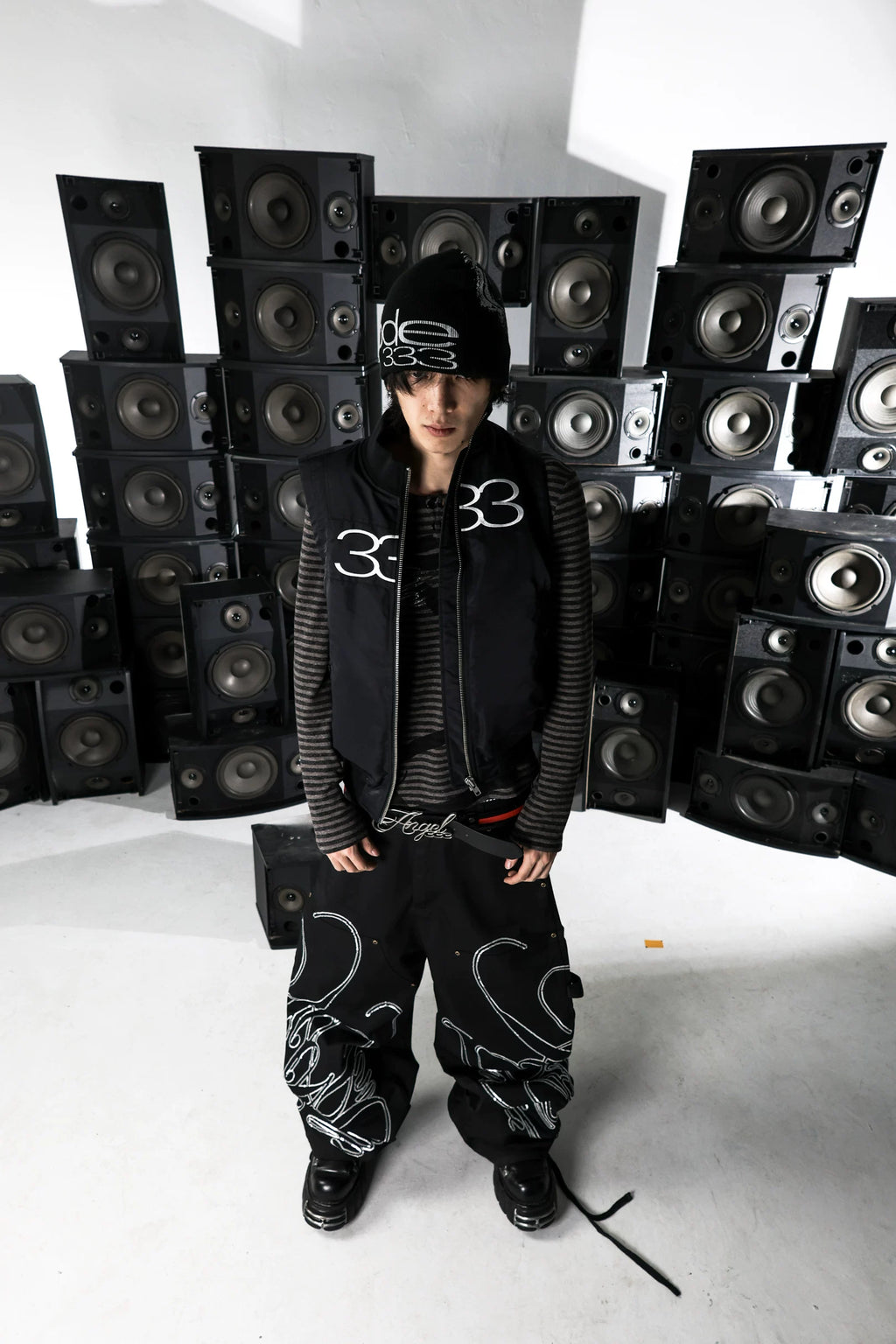 PCCVISION Skull Print Knitted Hat