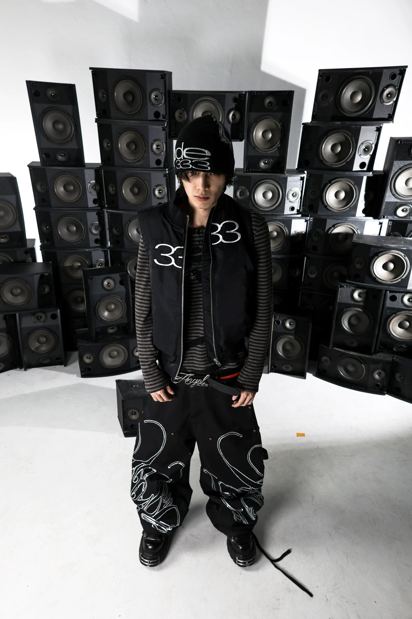 PCCVISION Skull Print Knitted Hat