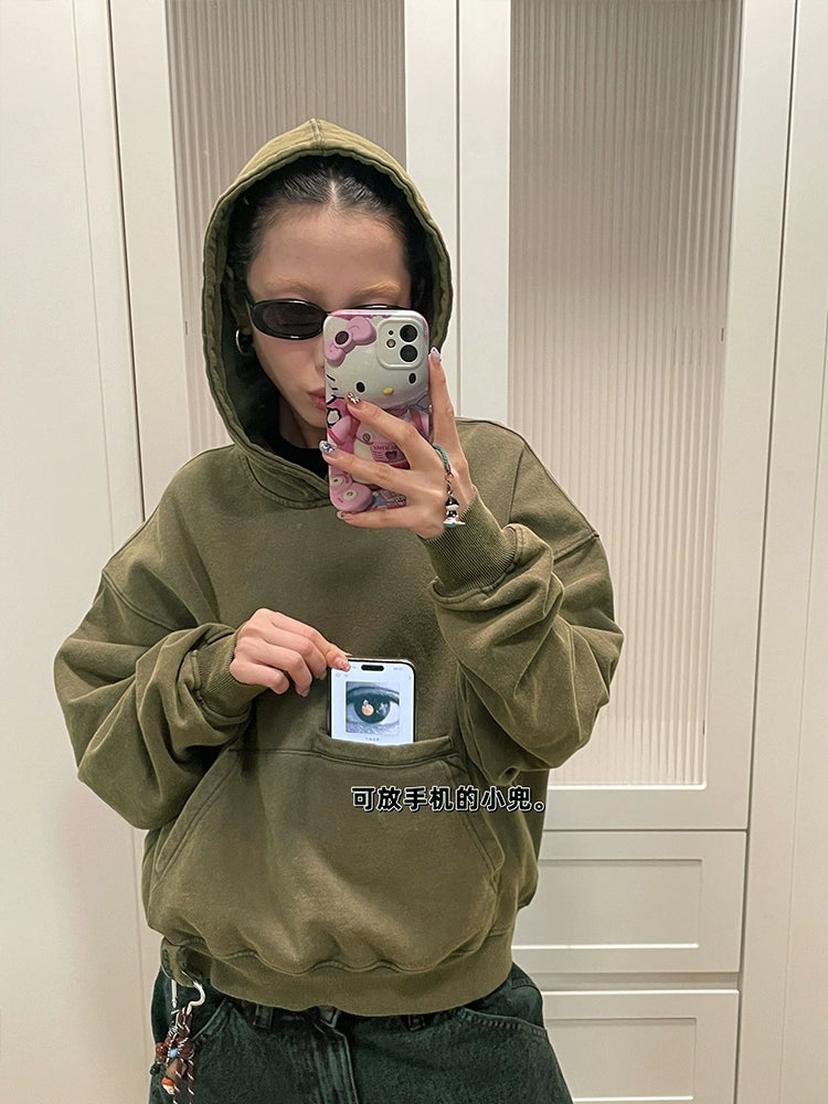 MMBBT Vintage Old Loose Hooded Sweater
