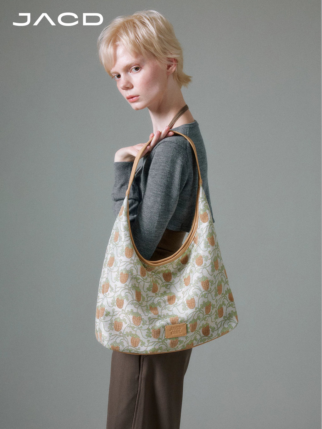 JACD Guochao Retro Tote Bag Underarm Bag