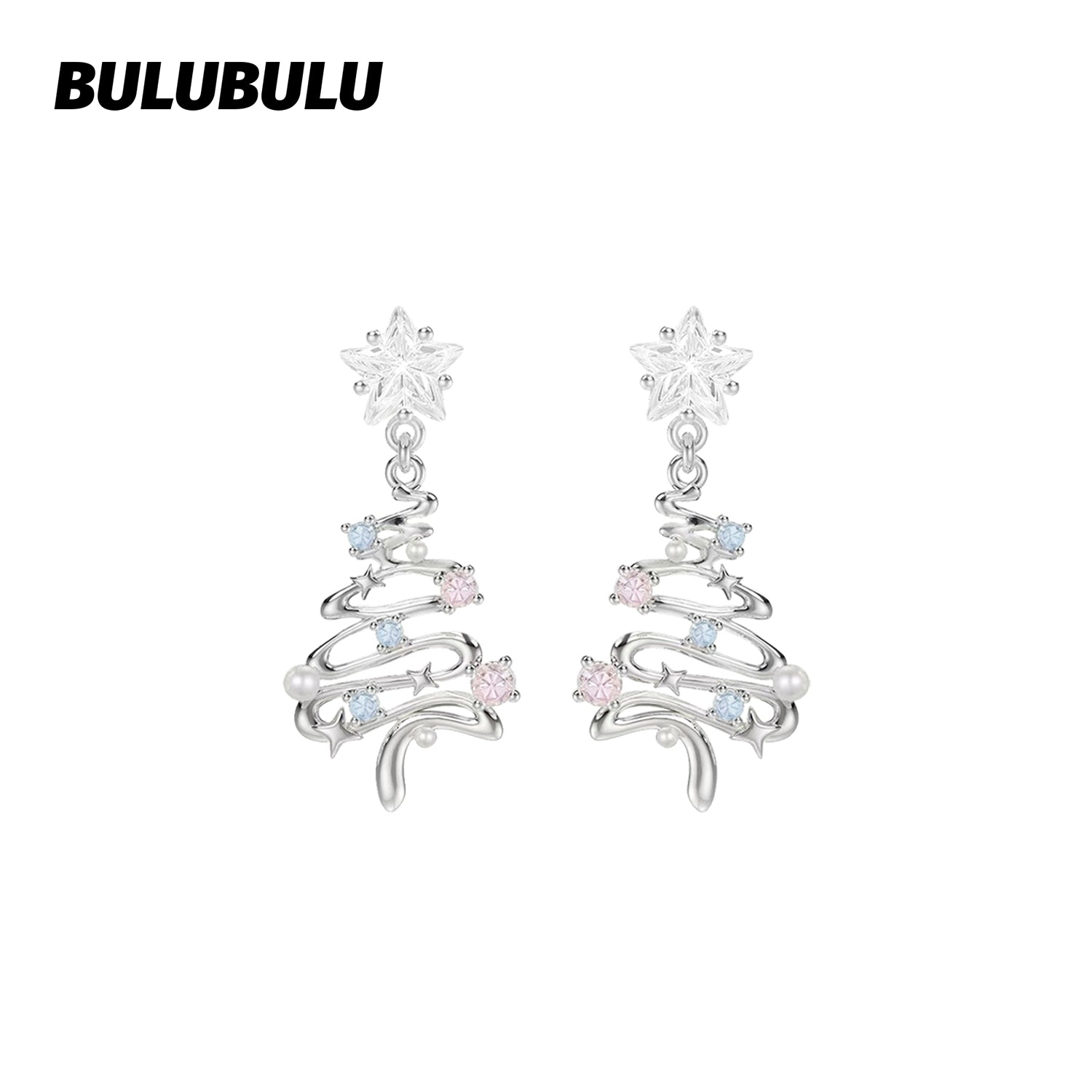 BULUBULU Colorful Dream Christmas Tree Necklace
