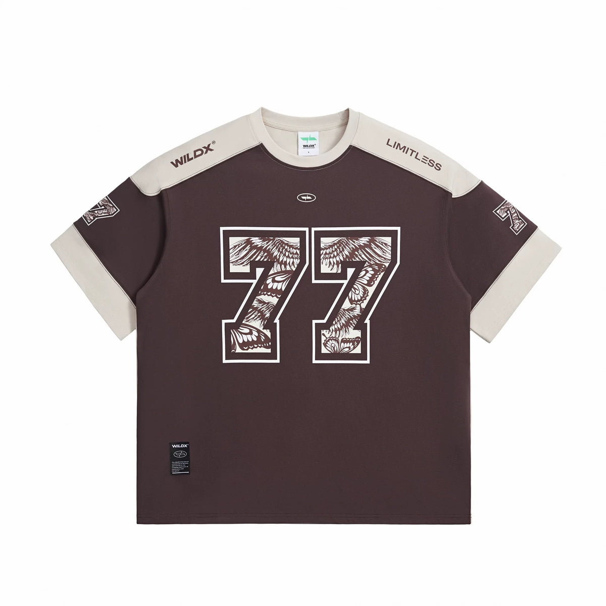 WILDX LIMITLESS Pulse 2. 260g Oversized Raglan Tee