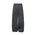 JCAESAR Double-pleated Wide-leg Casual Trousers