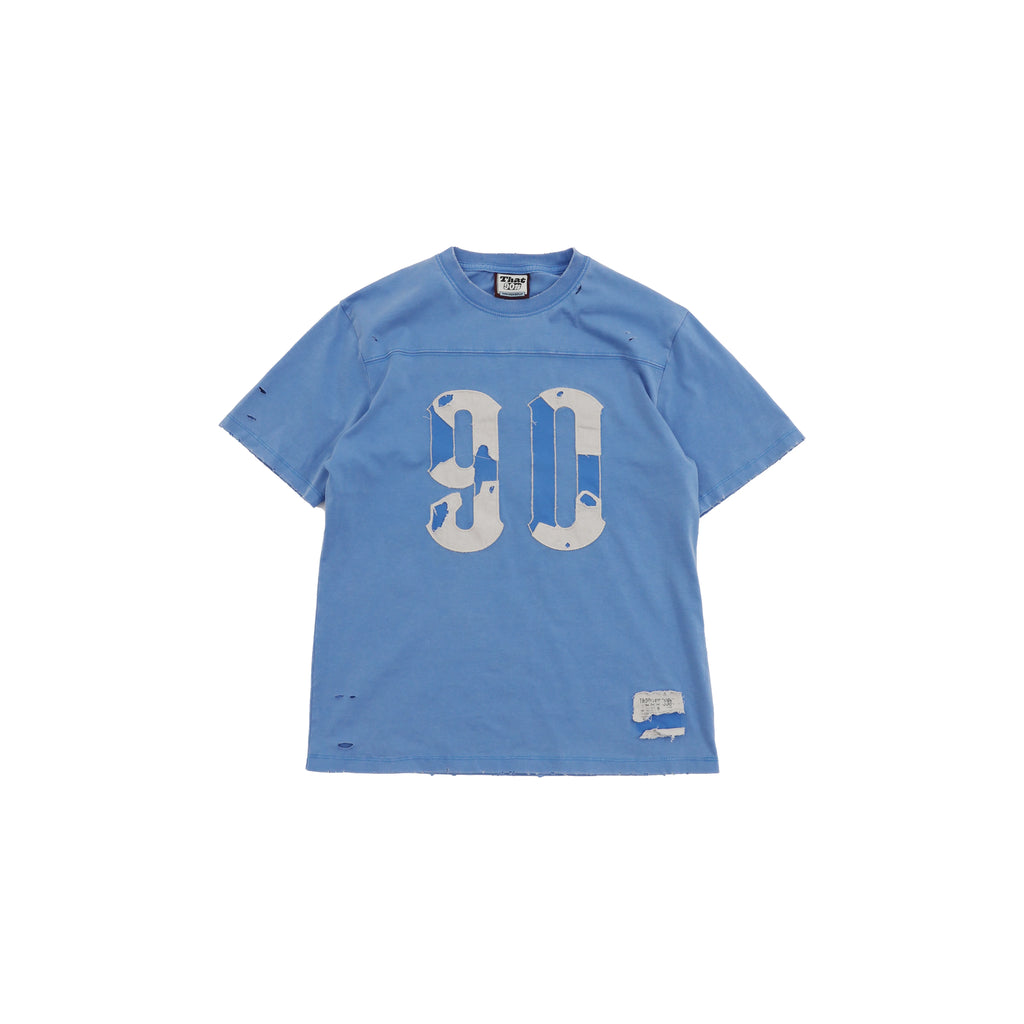 TH90 CREW Vintage Beach 70s Distressed Breathable Slim Fit Tee