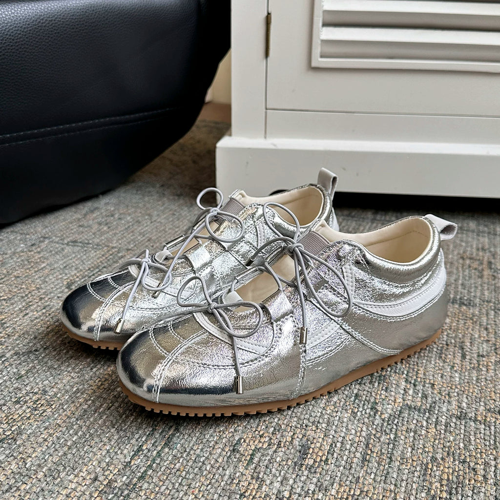 Lidaren Produced Cross-Strap Low-Top Mary Jane Sneaker