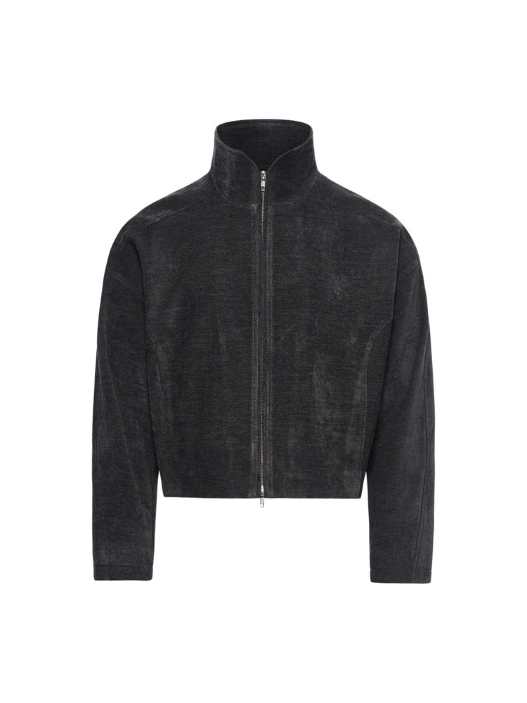 SOUTH FISH Cadet Jacket Brushed Texture Stand Collar
