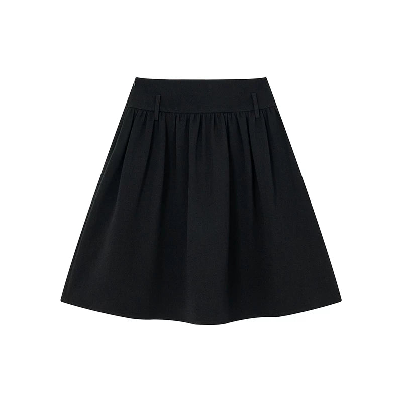 KANO Detachable Cape Blazer & Skirt Set