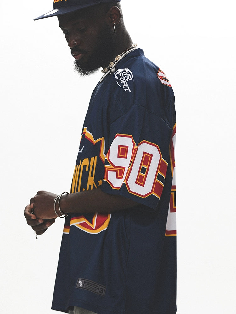 UNTILWERICH Vintage Mesh Quick Dry 90 Ice Hockey Suit Tee