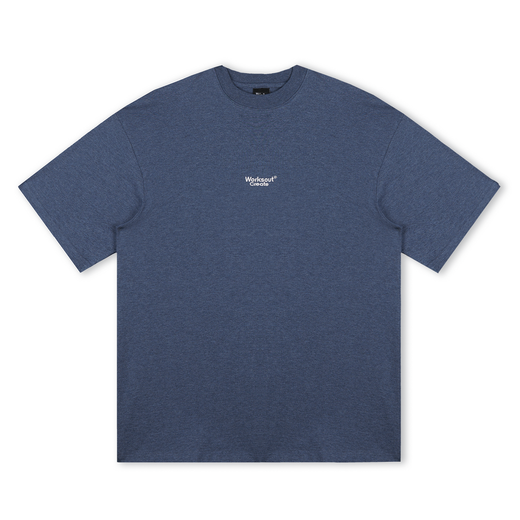 NICEBAD Flower Yarn Slogan Front Shoulder Tee