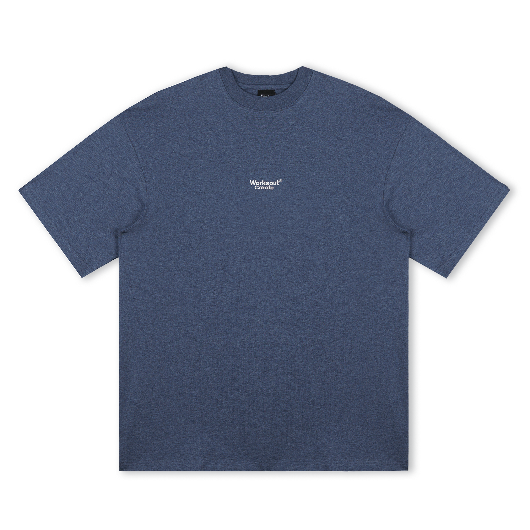 NICEBAD Flower Yarn Slogan Front Shoulder Tee