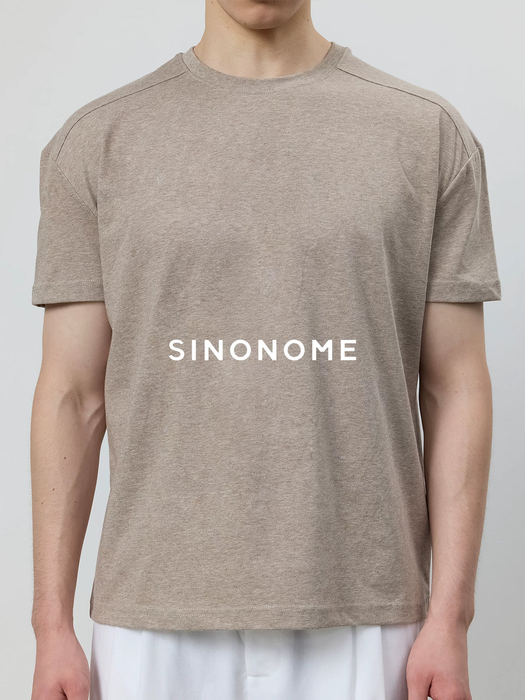 SINONOME 250g Anti-Bacterial Relaxed Crew Neck Tee
