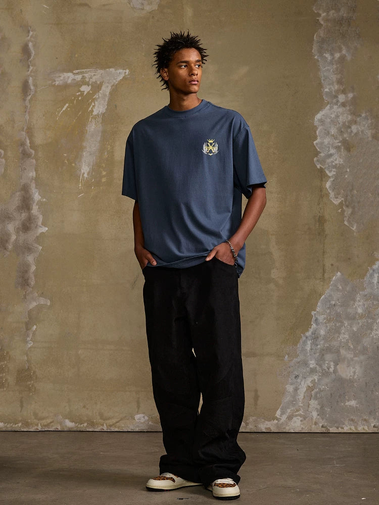 WILDX LIMITLESS W.L 270g Pure Cotton Letter Print Tee