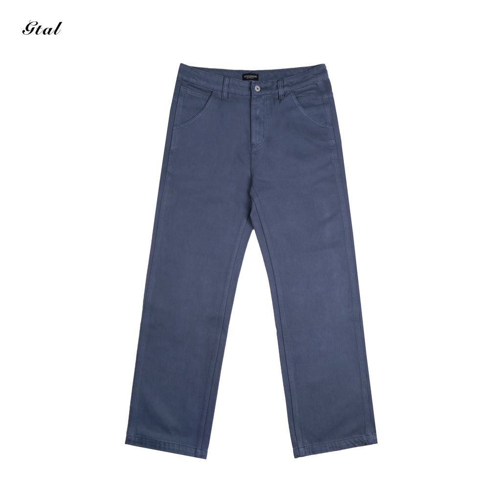 GTAL Asut Dye 14oz Wrinkle-Resistant Straight-Leg Trousers