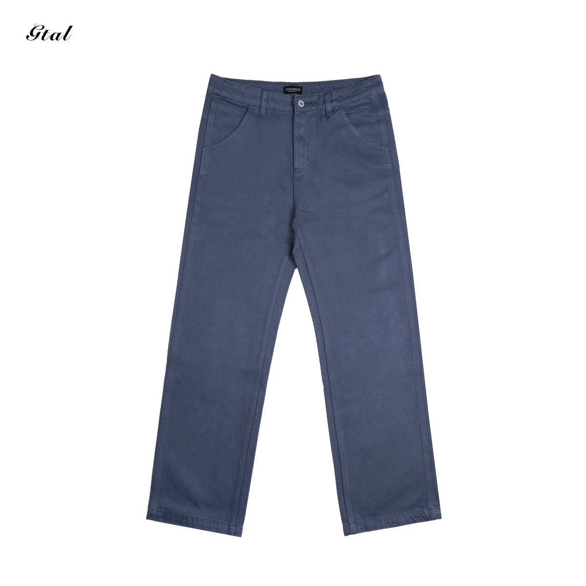 GTAL Asut Dye 14oz Wrinkle-Resistant Straight-Leg Trousers