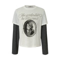 YADcrew Napoleon Selkirk Striped 400g Loose Long-Sleeve Tee