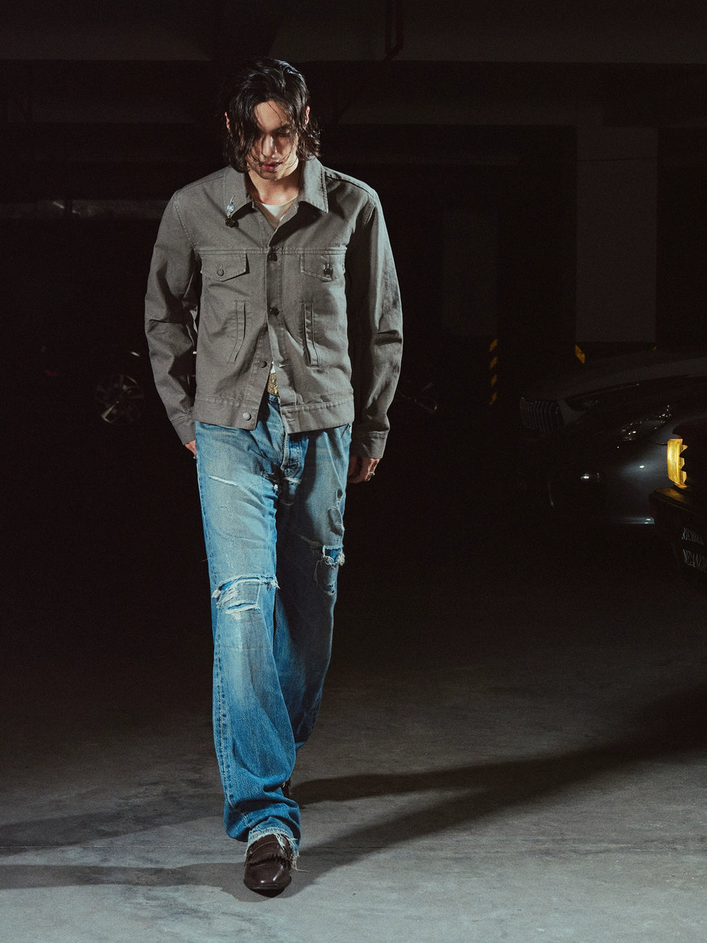 RICHILL Coin Print Canvas Jacket