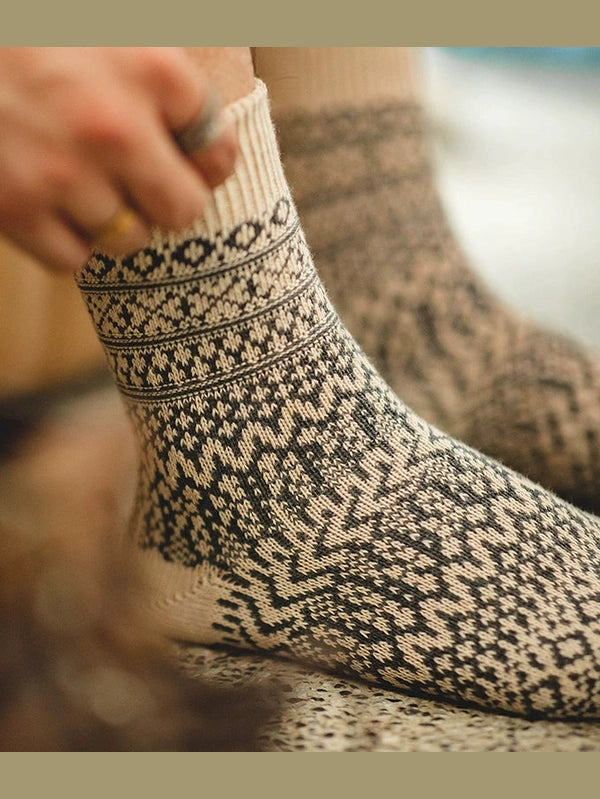 Maden Vintage Knitted Tube Socks