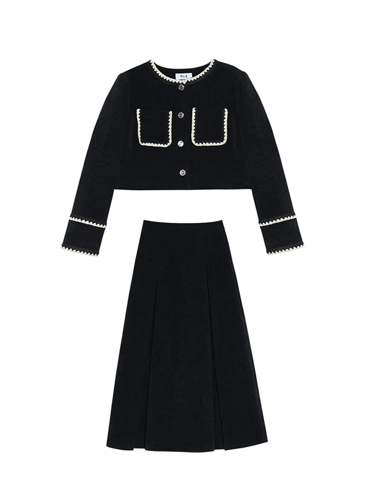 Wildberry Premium Jacket High Waist Skirt Fashion Suit